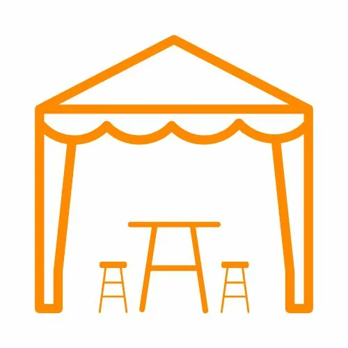 Location de chapiteaux, mobilier lumineux et traditionnel pour réception